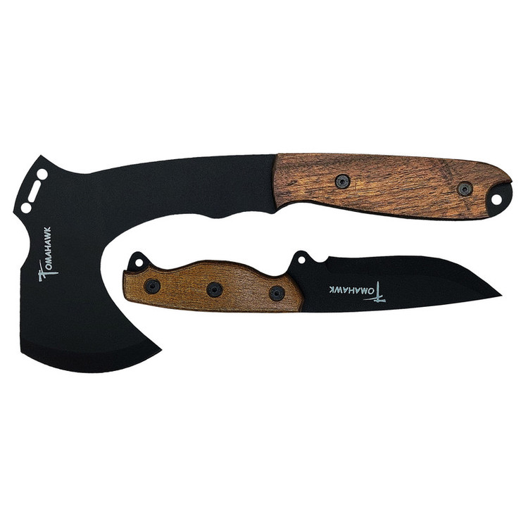 چاقو و تبر سفری مدل اصلی توماهااوک Tomahawk ابزاری مناسب برای علاقهمندان به طبیعتگردی، کمپینگ و سفرهای فضای باز.